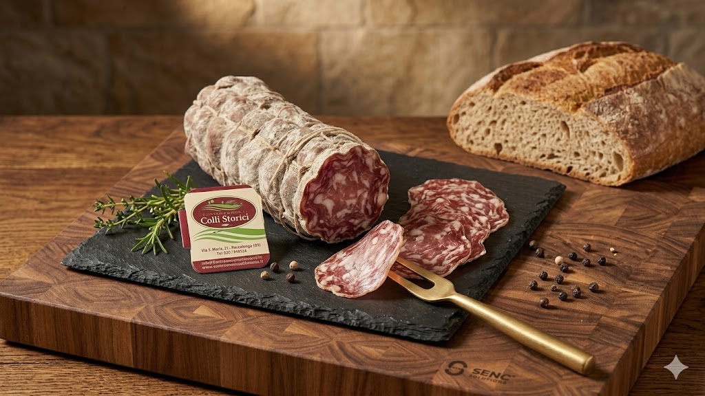 Salame Morenico di Pozzolengo affettato